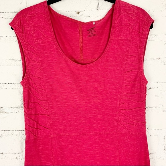 Toad & Co Sama Sama Dress Hot Pink Sleeveless Small - Picture 3 of 9